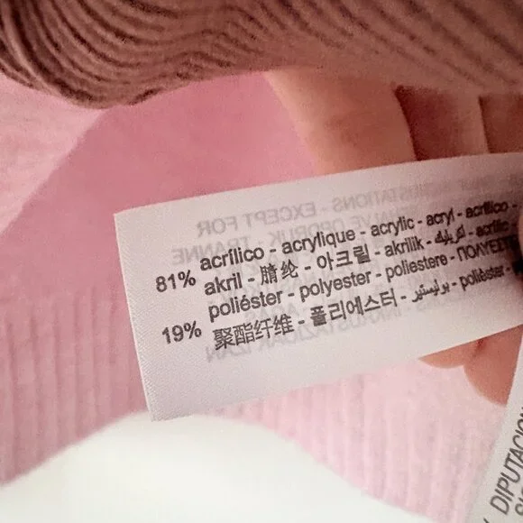 Zara Pearl Button Soft Knit Cardigan Light Pink Size Medium - Picture 6 of 6